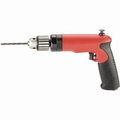Sioux Tools Pistol Grip Drill, Rapid Reversible, ToolKit Bare Tool, 38 Chuck, 3JawKeyed Chuck, 2000 RPM, 1 SDR10P20R3RR